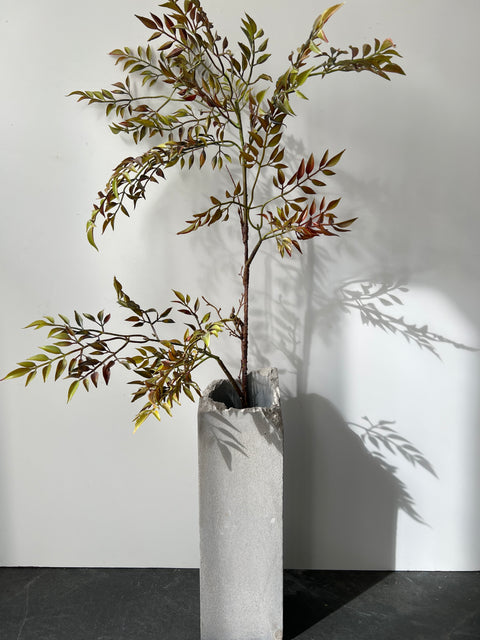 Blad tak Mahonie groen/bruin 99 cm