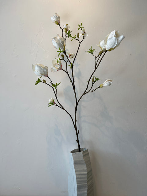 Magnolia tak  crème/roze 140 cm