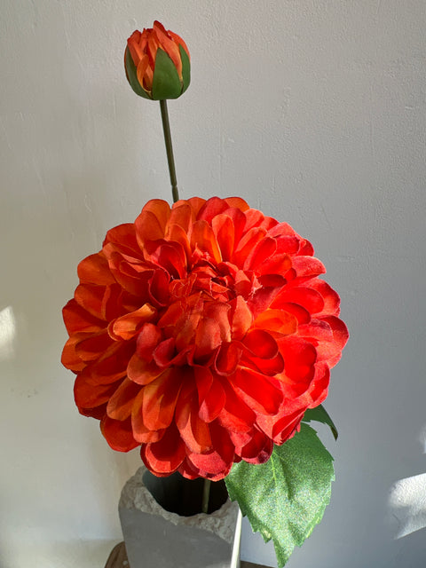 Dahlia tak 73 cm oranje