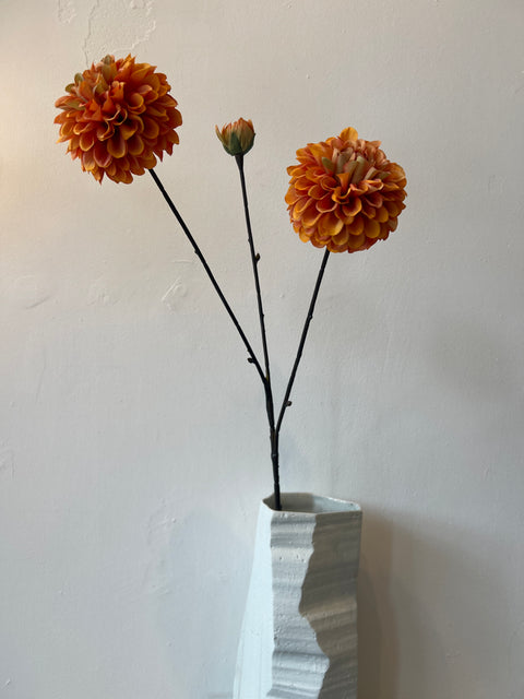 Dahlia x3 oranje 75 cm