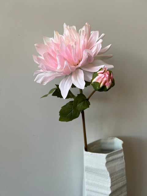 Dahlia bloem 62 cm zacht roze