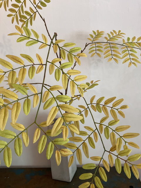 Blad tak licht groen  142 cm