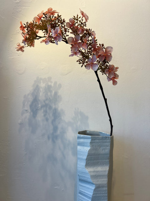 Hortensia lang roze 90 cm
