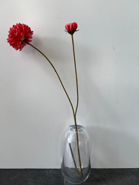 Chrysant mum spray 63 cm zalm
