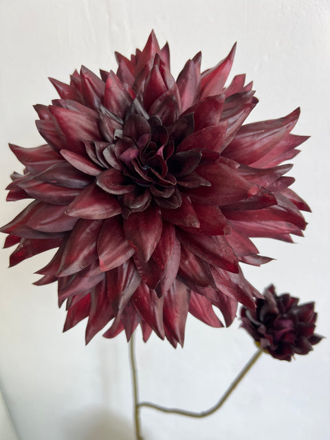 Dahlia bloem groot 102 cm bordeaux