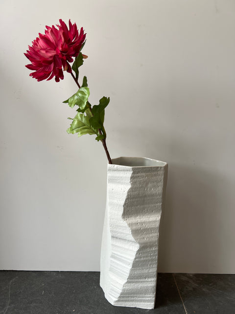 Chrysant  donker rood  60 cm