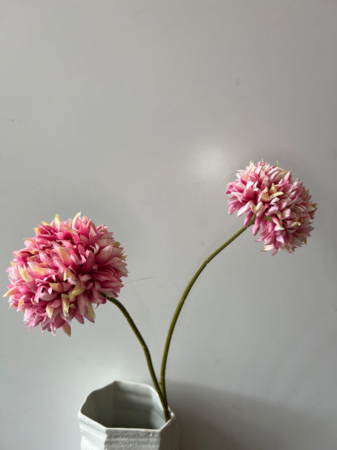 Dahlia x2 roze 78 cm