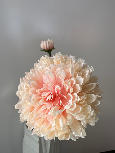 Chrysant mum spray 63 cm vanille