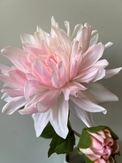 Dahlia bloem 62 cm zacht roze
